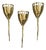 Vintage Brutalist Sconces in Bronze by David Marshall, 1980s., Set of 3 For Sale