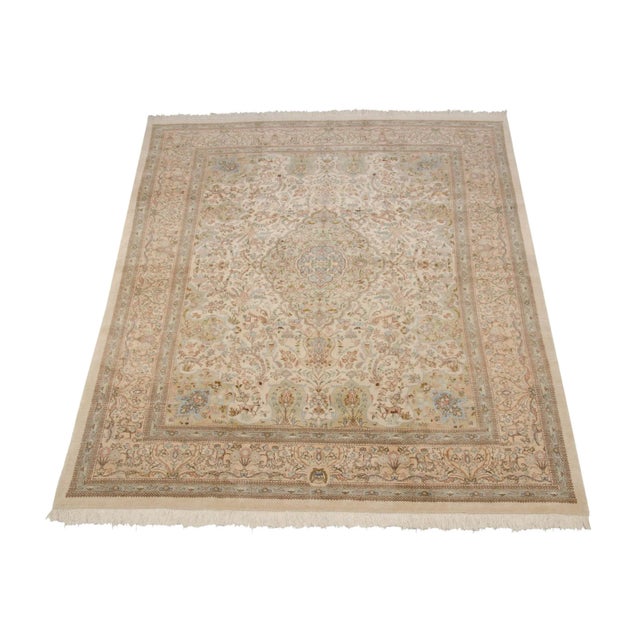 Textile Vintage Tabriz Carpet - 8'4" X 10'10" For Sale - Image 7 of 12