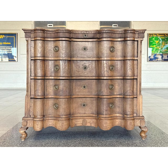 19th Century 19th Century Danish Oak Chest of Drawers For Sale - Image 5 of 18