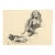 Michael William Eggleston Two Nudes Realism Pencil and Gouache on Paper Circa 1980s For Sale