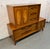 Mid-Century Two Piece Walnut and Burl Diamond Front High-Boy Dresser For Sale - Image 4 of 18