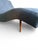Blue Attributed to Adrian Pearsall Wave Chaise Lounge Chair – Mid Century Modern Blue Bouclé For Sale - Image 8 of 16