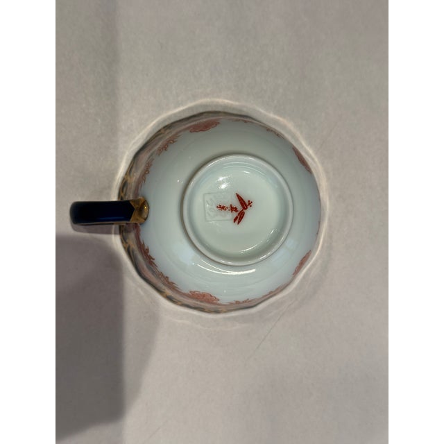 1990s Japanese Imari Ware From Arita Cups and Saucers - 16pcs For Sale In San Francisco - Image 6 of 10