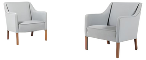 Danish Club Chairs from Einar Larsen, Set of 2