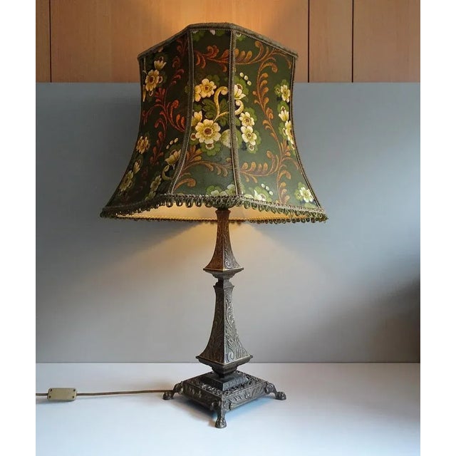 Large Table Lamp in Brass from Padberg KG, 1960s For Sale - Image 4 of 11