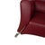 Set of Model 322 Lounge Chair and Ottoman in Bordeaux Red Leather from Rolf Benz For Sale - Image 6 of 18
