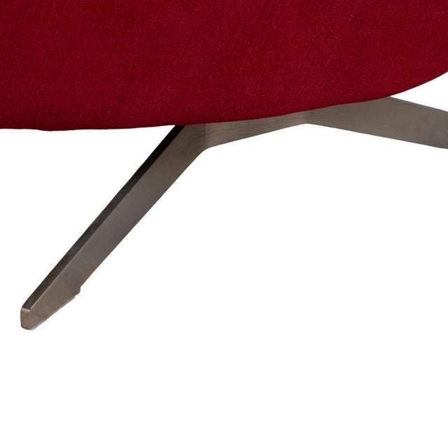 Textile Evita Fabric Two-Seater Red Sofa from Koinor For Sale - Image 7 of 13