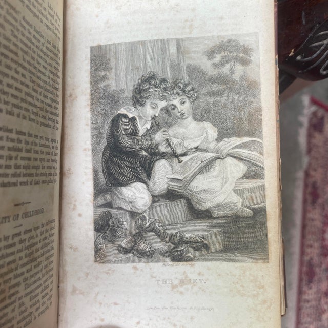 1841 Rare Book, “The Ladies’ Cabinet of Fashion, Music and Romance” , With Numerous Hand-Colored Illustrations . For Sale - Image 14 of 17