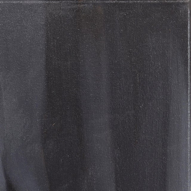 Textile Folds in Black - Original Contemporary Figurative Fashion Oil Painting on Canvas by Darwin Estacio Martinez For Sale - Image 7 of 9