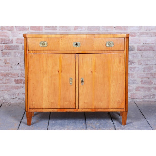 Biedermeier Cabinet in Cherry, Spruce & Ebony, Czech, 1820s For Sale - Image 14 of 17