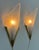 Art Deco Style Triangle Glass Brass Wall Lights Sconces, Sweden, 1980s, Set of 2 For Sale - Image 13 of 14