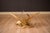Gold Vintage Silas Seandel Style Brutalist Torch Cut Sculptural Glass Coffee Table For Sale - Image 8 of 12