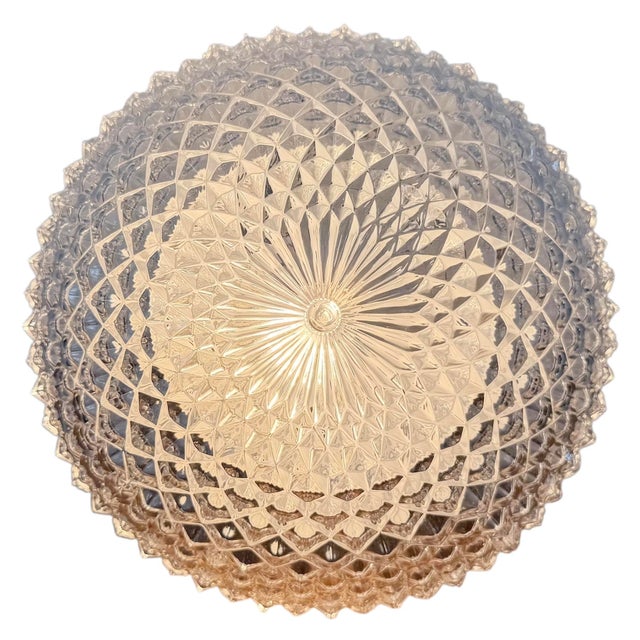 Vintage Glass Ceiling Light, 1970s For Sale - Image 15 of 16