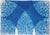 2026, Abstract Astronomy, Handmade Cyanotype Monotype in Blue, Parting of the Sky on Watercolor Paper For Sale