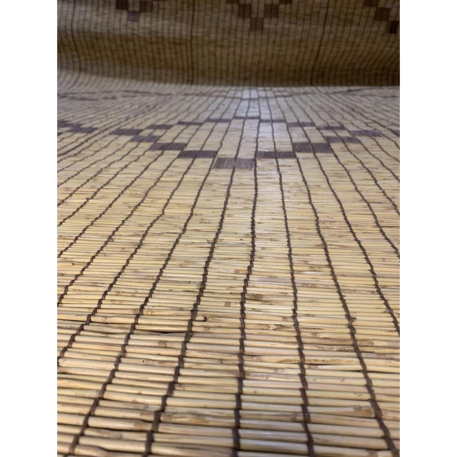 1990s Mauritanian Tuareg Rug in Plant Fibers and Leather, 1990s For Sale - Image 5 of 10