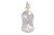 Gacker Bottle with Transparent Crown Stopper by Jacob E. Bang for Holmegaard, Denmark, 1920s For Sale