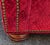 Early 21st Century Theodore Alexander English Traditional Crimson Chenille Rolled-Arm Sofa With Nailhead Trim For Sale - Image 5 of 12