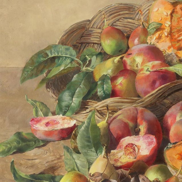 Carlo Perindani, Still Life Composition, Oil on Canvas, Framed For Sale - Image 5 of 12