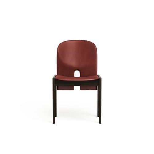 Scarpa 121 Chair in Wood and Leather by Afra & Tobia Scarpa For Sale - Image 12 of 15