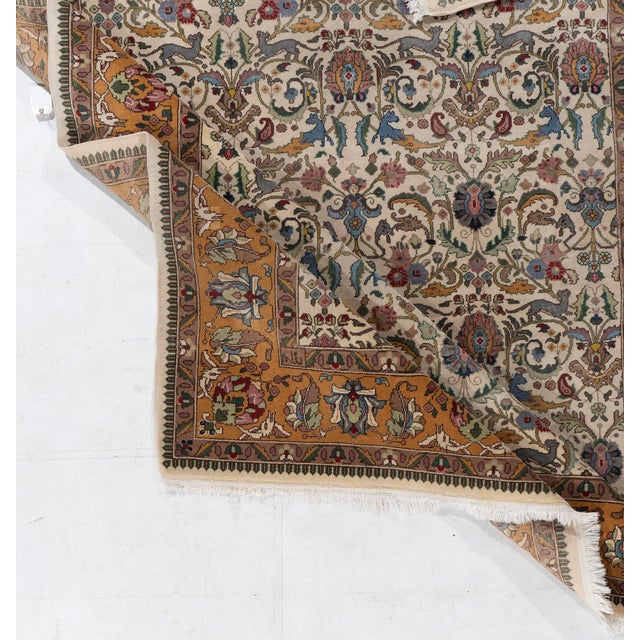 Traditional Vintage Oriental Animal Pictorial Rug 7'9 X 10'9 For Sale - Image 3 of 8
