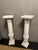 White Carrara Marble Pedestals, 1890s, Set of 2 For Sale - Image 6 of 11