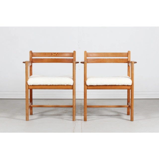 Set of two armchairs by the Danish furniture designer Børge Mogensen (1914-1972) model 503 from the Asserbo series....