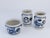 Crafted in the traditional style of gray pottery adorned with cobalt blue floral motif, these salt-glazed stoneware jars...