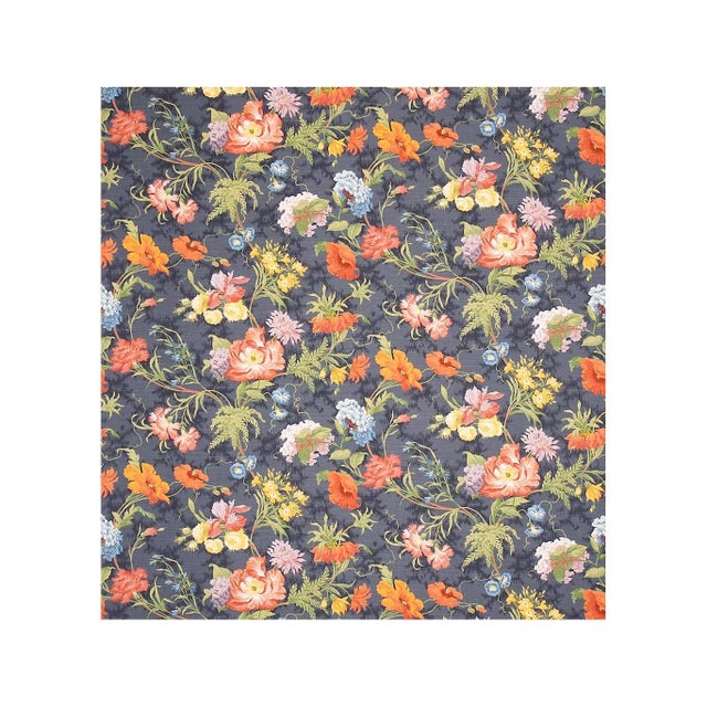 Sanderson Avening Fabric in Red/Yellow/Blue/Grey - a Sample For Sale