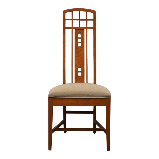 Century Lt Designs Contemporary Modern Asian Inspired Dining Side Chair 141-511 For Sale