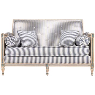 French Antique Louis XVI Settee For Sale