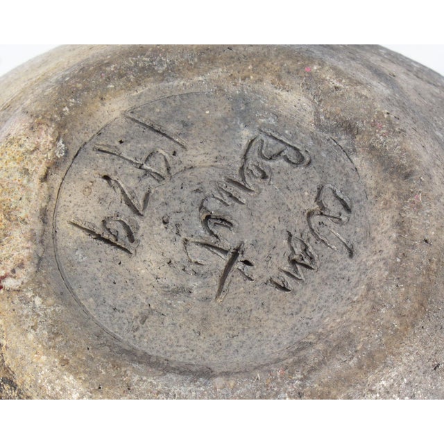 Gray Alan Bennett 1979 Studio Pottery Vase For Sale - Image 8 of 8