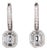 2.50 Ct Diamond Drop Earrings, Pair For Sale