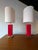 Early 21st Century Contemporary Beekman Table Lamps by Kate Spade Magenta Cranberry Pink - Pair For Sale - Image 5 of 10