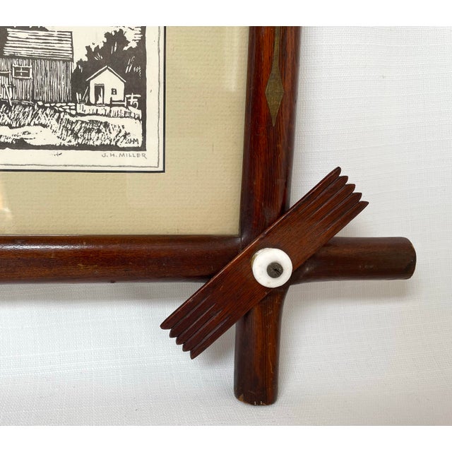 American Antique Victorian Wood Frame For Sale - Image 3 of 9