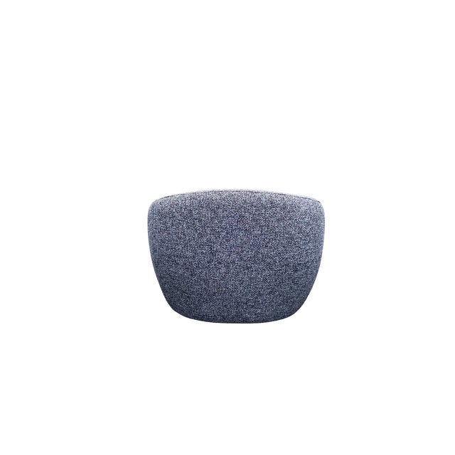 Modern West Elm Cozy Swivel Chair — Performance Bouclé, Grey, Never Used For Sale - Image 3 of 5