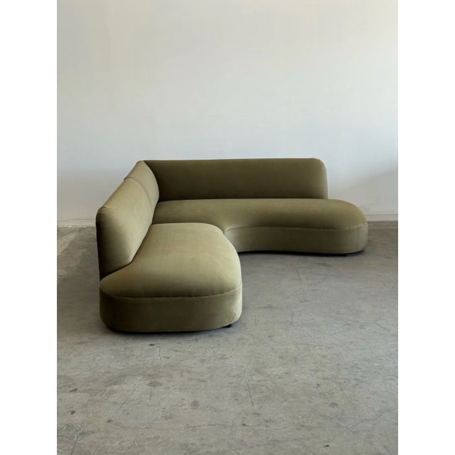 Made to Order Corner Sofa - Floor Model For Sale - Image 9 of 12