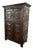 Antique Baroque Oak Fall-Front Cabinet with Deep Carved Decoration, 1880 For Sale