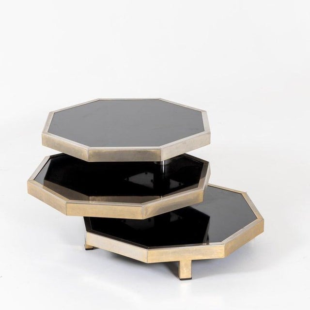 1970s 1970s Octagonal Modernist Coffee Table Attributed to Acerbis For Sale - Image 5 of 6