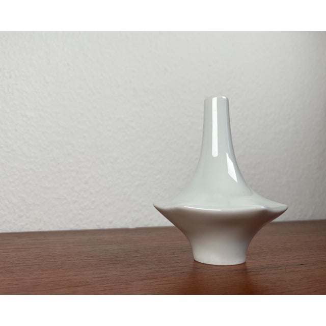 Vintage German Ceramic Vase from Fürstenberg, 1970s For Sale - Image 9 of 13