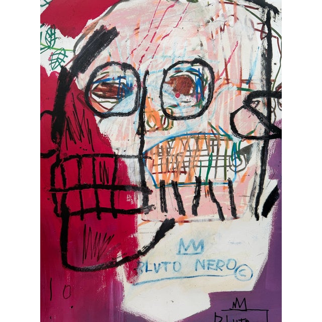 Exhibition poster featuring Jean Michel Basquiat’s Untitled (Bluto Nero), 1982, published for the exhibition Basquiat:...