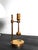 Gold Mid-20th Century Adjustable Brass Candlestick from Poul Kralund, Denmark For Sale - Image 8 of 12