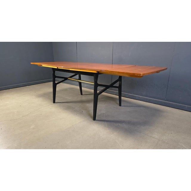 Mid-Century Modern Italian Extendable Dining Table, 1950s For Sale - Image 9 of 11