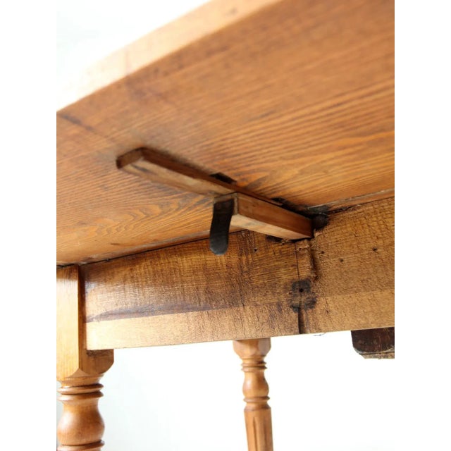 Antique Drop Leaf Table For Sale - Image 11 of 13
