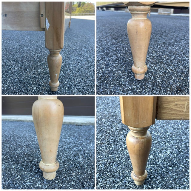 1990s Ethan Allen Country French Birch Full Poster Bed in Bisque (26-5620) For Sale - Image 12 of 12