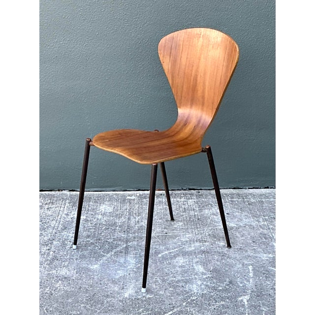 Vintage Danish Bent Plywood Chair For Sale - Image 9 of 12