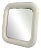 White Delfo Mirror by Sergio Mazza for Artemide, 1970s For Sale