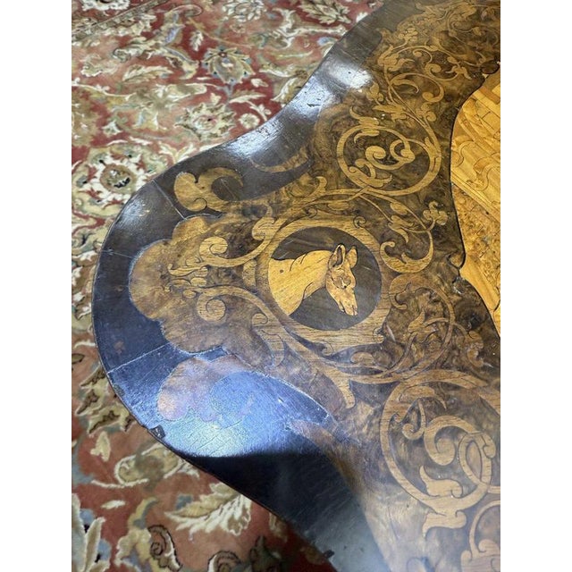 Louis XV Marquetry Side Table For Sale - Image 6 of 13