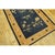 Chinese Small 1920s Navy Field Floral Deco Art Antique Chinese Peking Rug 3'2'' X 6'2' For Sale - Image 3 of 10