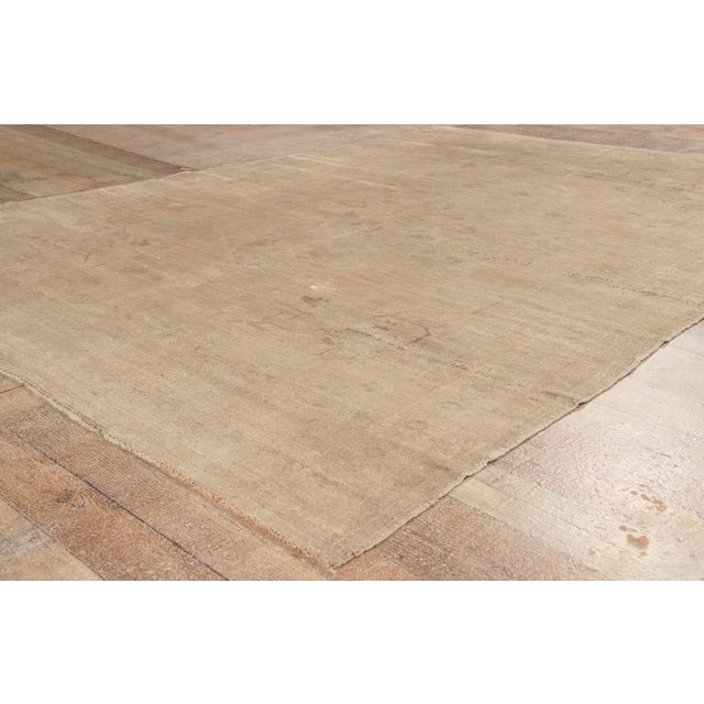 Sand Vintage Turkish Oushak Rug, 06'08 X 09'06 For Sale - Image 8 of 10