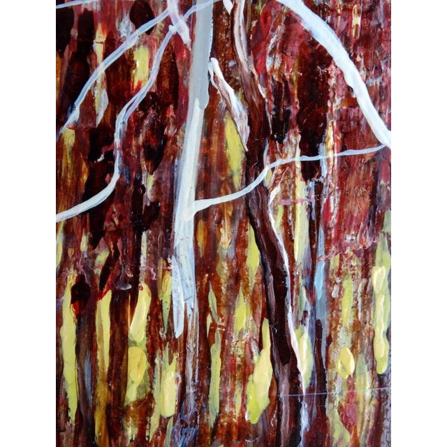 Early 21st Century Kristine Kvitka, Red Forest, 2014, Oil on Canvas For Sale - Image 5 of 8